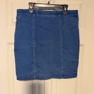 Haute Monde Classic Blue Mini Skirt